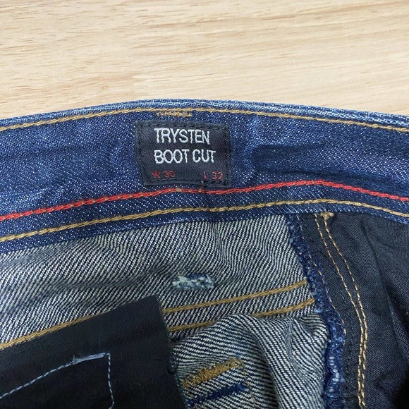 Cult of Individuality Jeans Men's 30x26‎ Trysten Bootcut Button Fly Distressed - Picture 12 of 16